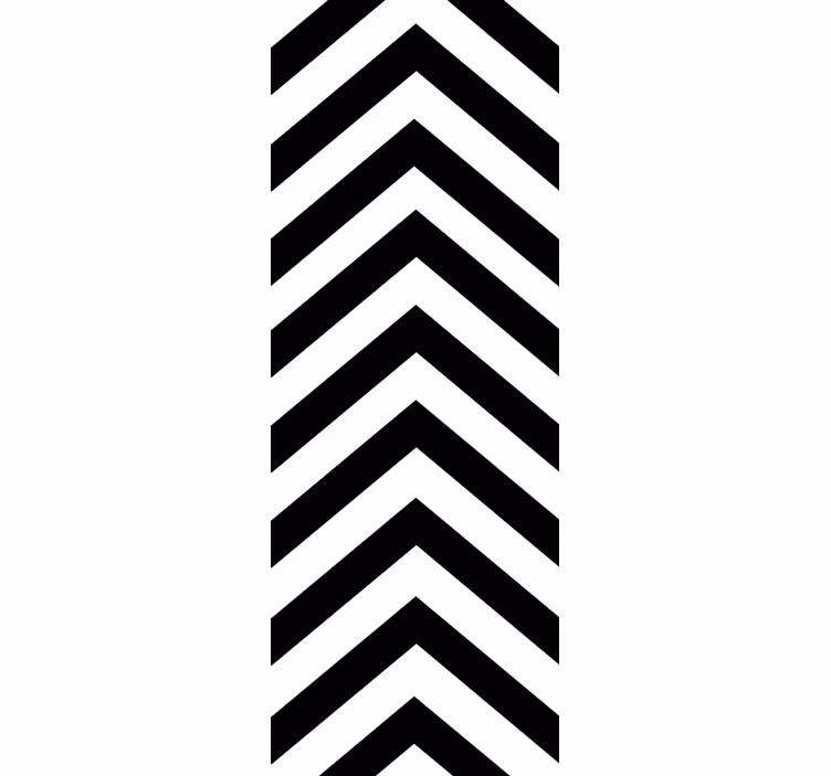 Zigzag Pattern Design stripes wallpaper - TenStickers