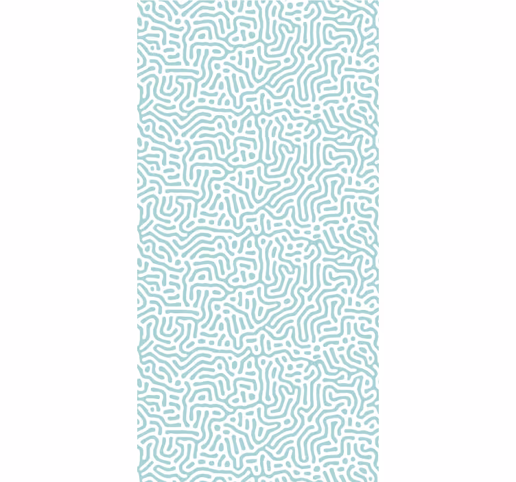 Wavy Line Art wallpaper geometric - TenStickers