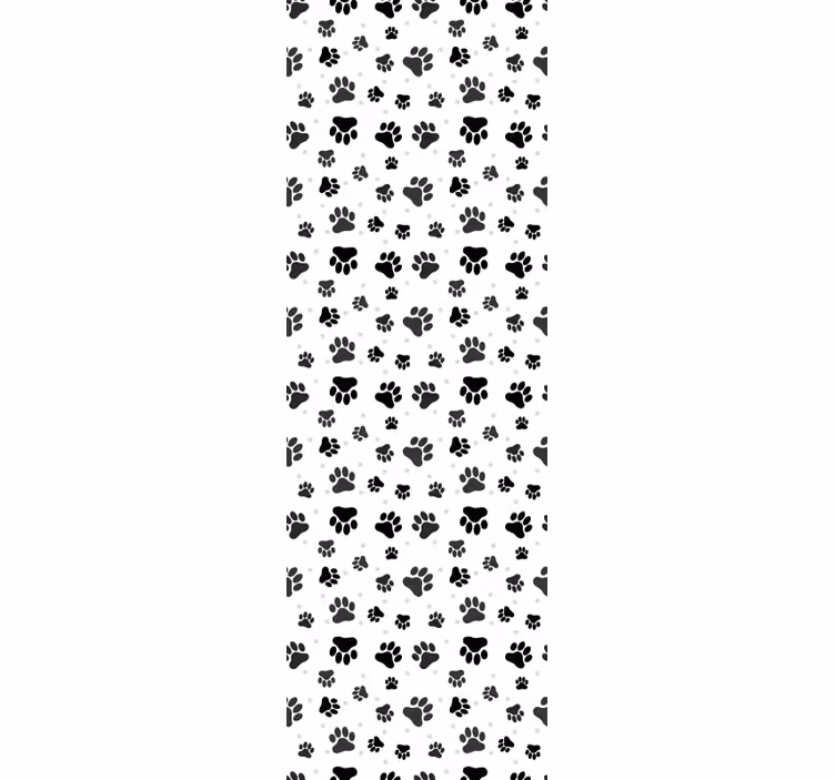 Paw Prints cute animal wallpaper - TenStickers