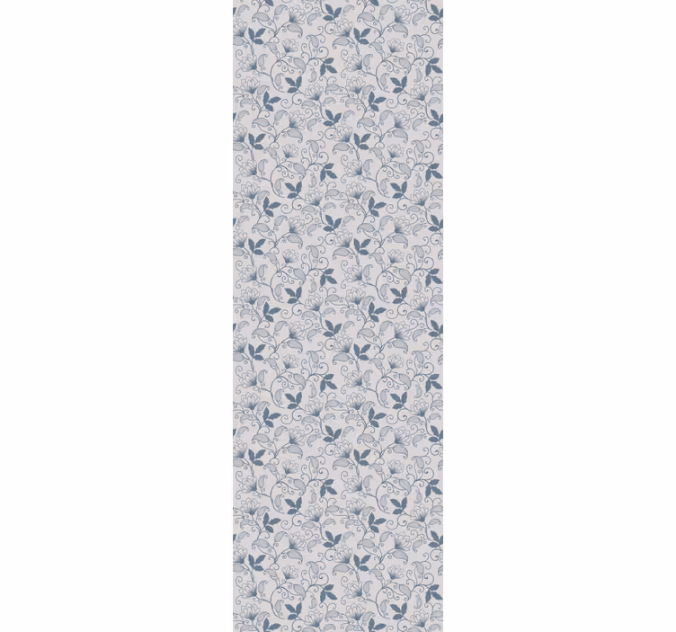 Delicate vine bloom wallpaper flowery - TenStickers