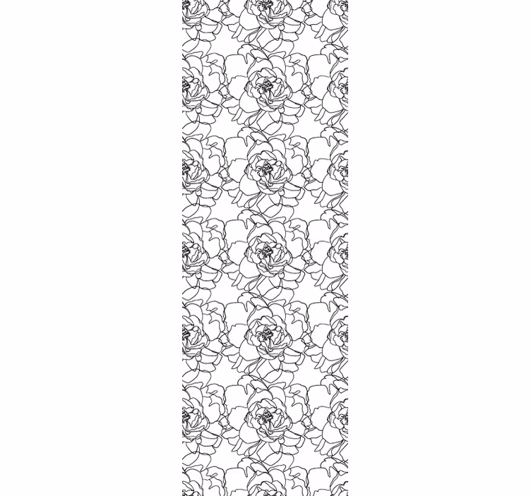 Elegant Flower Bloom wallpaper flowery - TenStickers