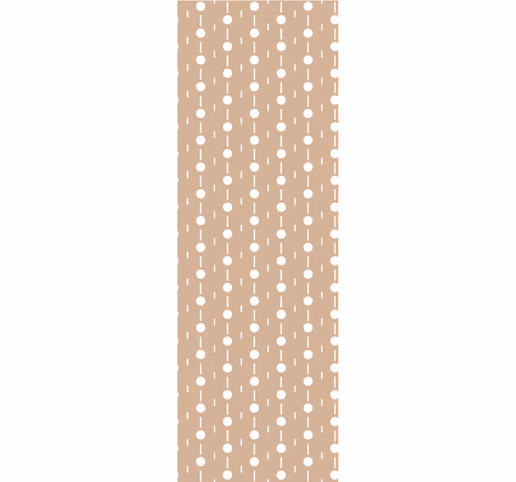 Wallpaper dots circular white dots - TenStickers