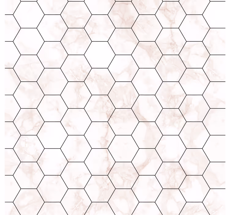 Honeycomb Structure wallpaper patterns - TenStickers
