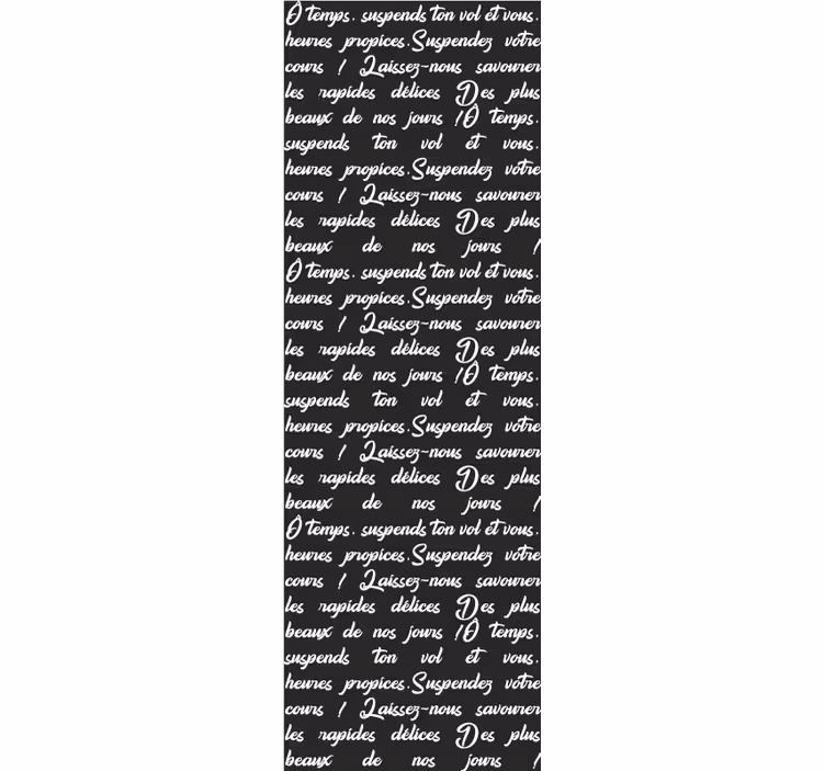 Elegant script typography text wallpaper - TenStickers