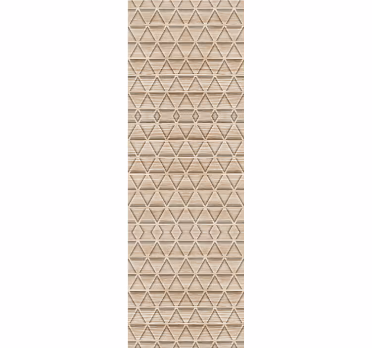 3D texture layers wallpaper triangles - TenStickers