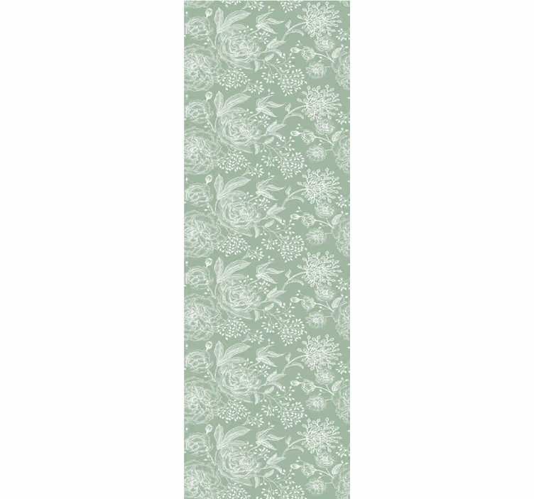 Soft Floral Elegance flowers wallpaper - TenStickers