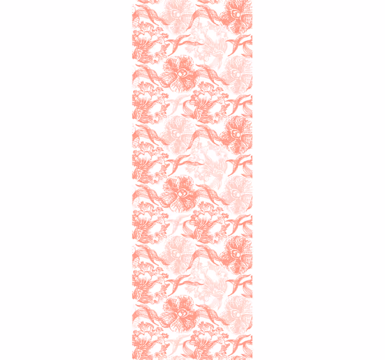 Soft bloom overlay wallpaper flowery - TenStickers