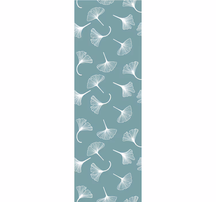 Delicate green ginkgo leaves wallpaper - TenStickers