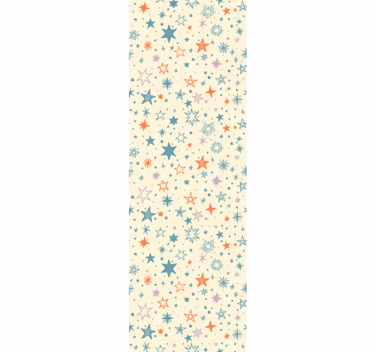 Colorful Star Decorations wallpaper for the nursery - TenStickers