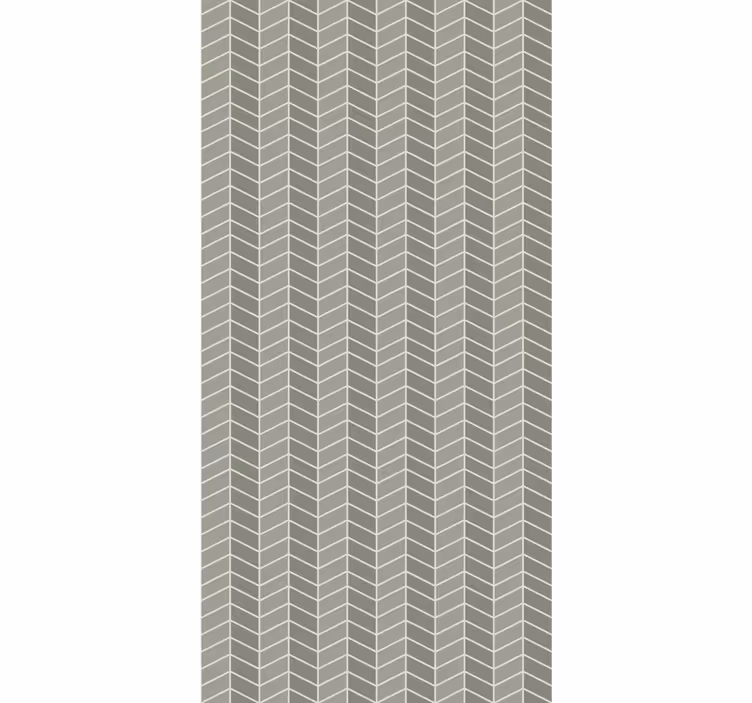 Beige chevron motif wallpaper geometric - TenStickers