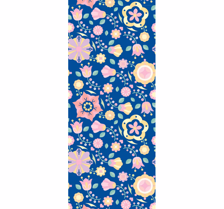 Floral Bloom Composition flowers wallpaper - TenStickers