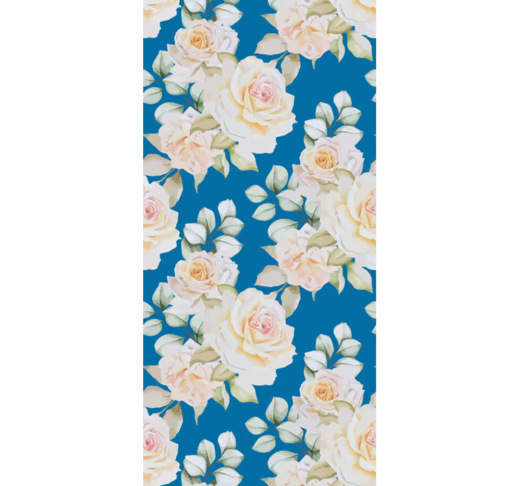 Elegant Floral Roses wallpaper flowery - TenStickers