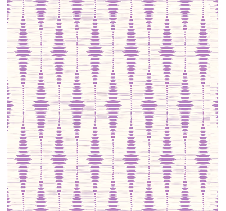 Purple rabaul ikat geometric wallpaper - TenStickers