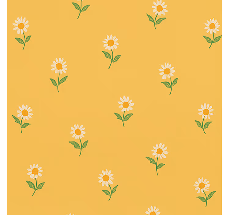 1940's daisy nursery design other vintage wallpaper - TenStickers
