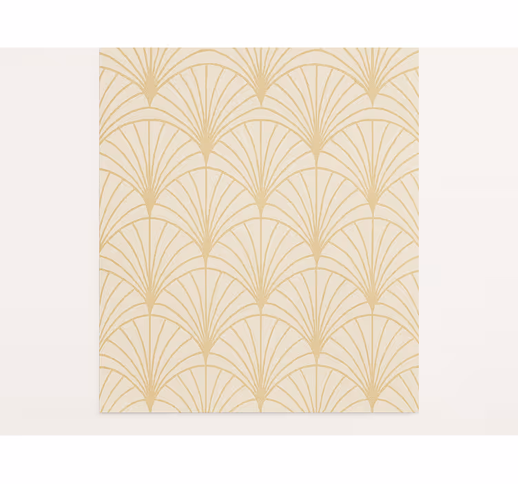 1920's fan Art Deco other vintage wallpaper - TenStickers