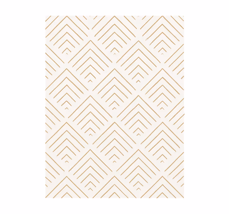 Simplistic geometric chevrons teenage bedroom wallpaper - TenStickers