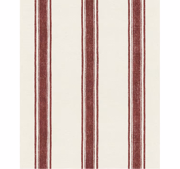 Geometric wallpaper vertical red lines - TenStickers