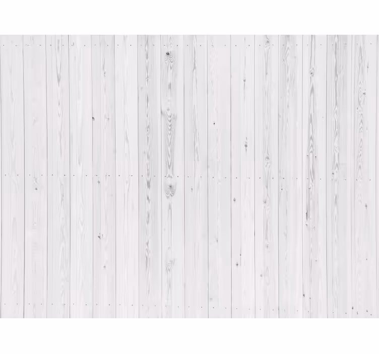 Wood feature wallpaper vintage white design - TenStickers