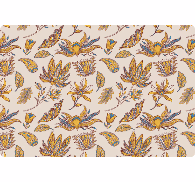 Flowers wallpaper paisley flower collection - TenStickers