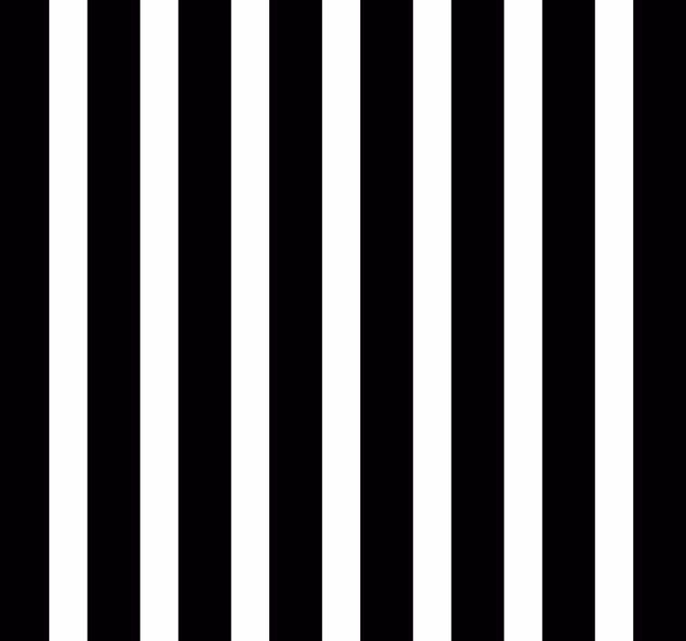 Living room wallpaper monochrome vertical stripes - TenStickers