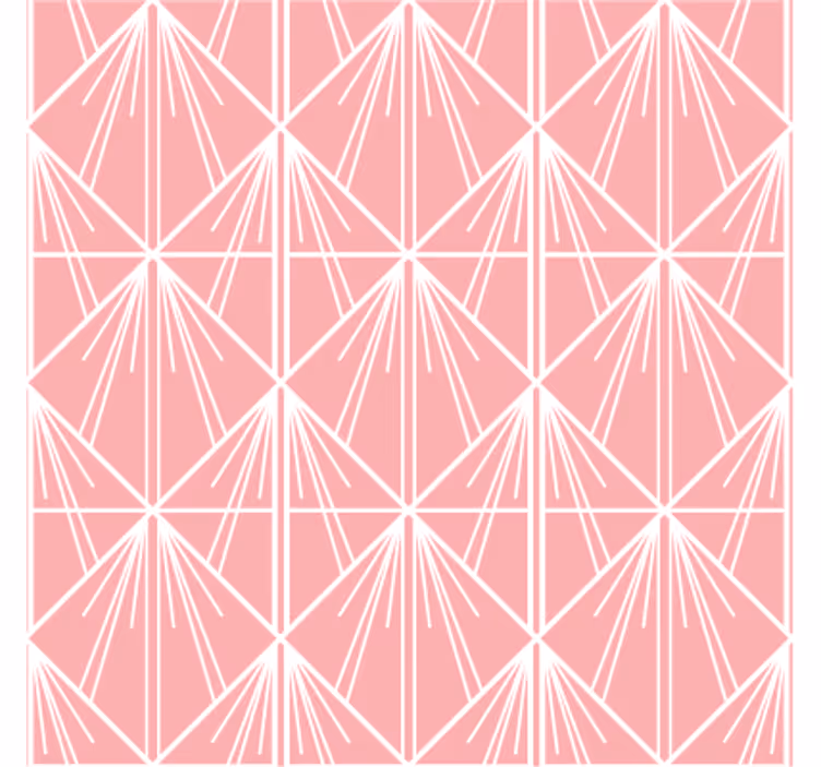 Ornamental wallpaper geometric design pattern - TenStickers