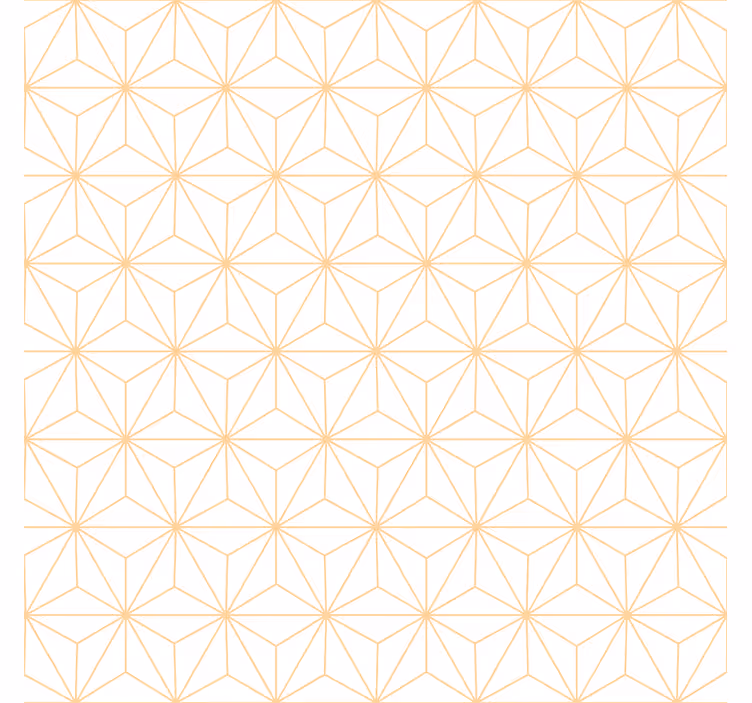 Living room wallpaper with white and gold lines - TenStickers