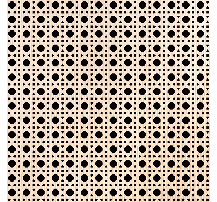 Light brown cannage wallpaper patterns - TenStickers