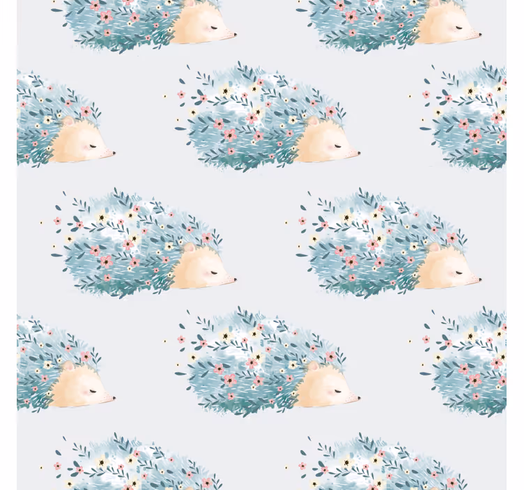 Wallpaper patterns porcupine design - TenStickers