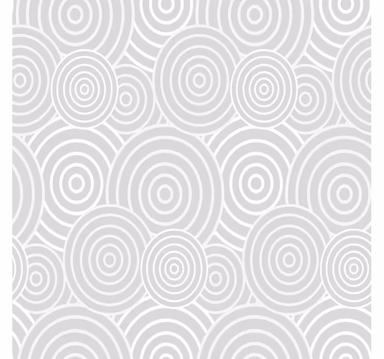 Bedroom wallpaper circular line design - TenStickers