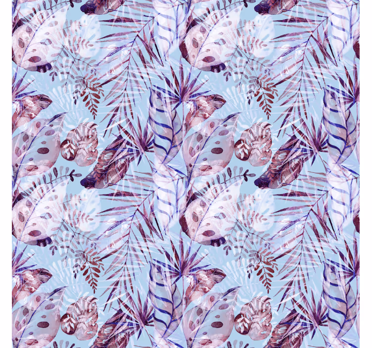 Bedroom wallpaper with floral foliage designs - TenStickers