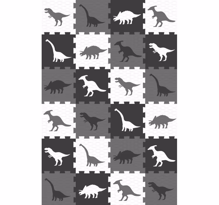 Cute animal wallpaper gray animal jigsaw puzzle - TenStickers