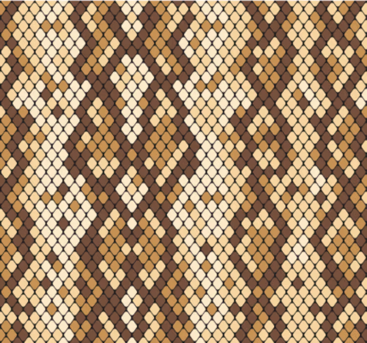 Cute animal wallpaper snake skin pattern - TenStickers