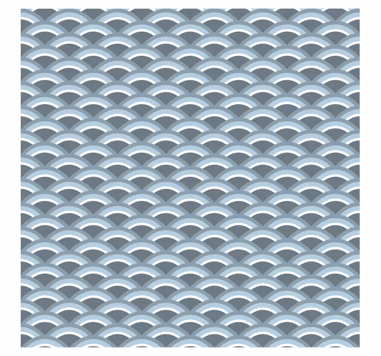 Cute animal wallpaper in blue snake skin pattern - TenStickers