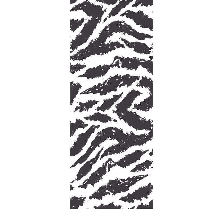 Cute animal wallpaper zebra stripes design - TenStickers