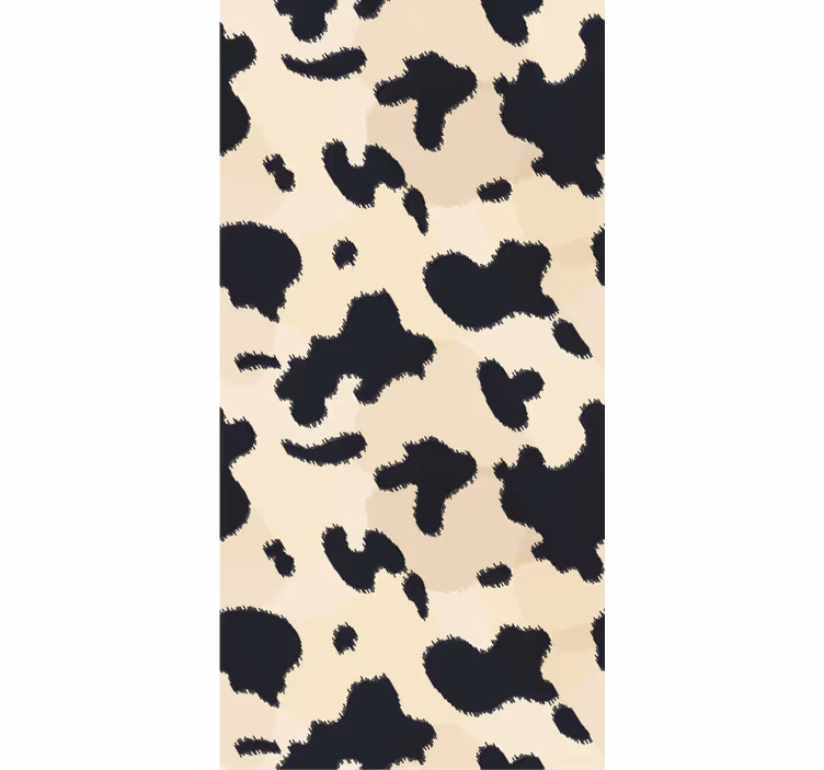 Cute animal wallpaper cow spot design - TenStickers