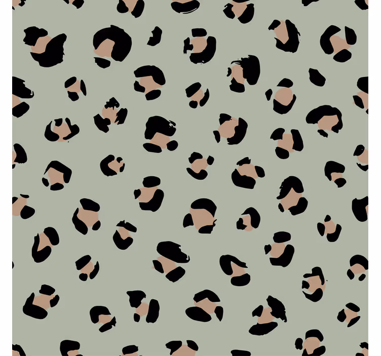 Cute animal wallpaper leopard print design - TenStickers