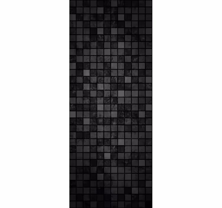 Office wallpaper black squares - TenStickers