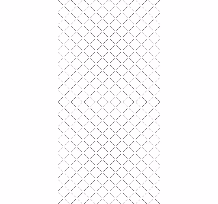 Wallpaper geometric continuous line design - TenStickers