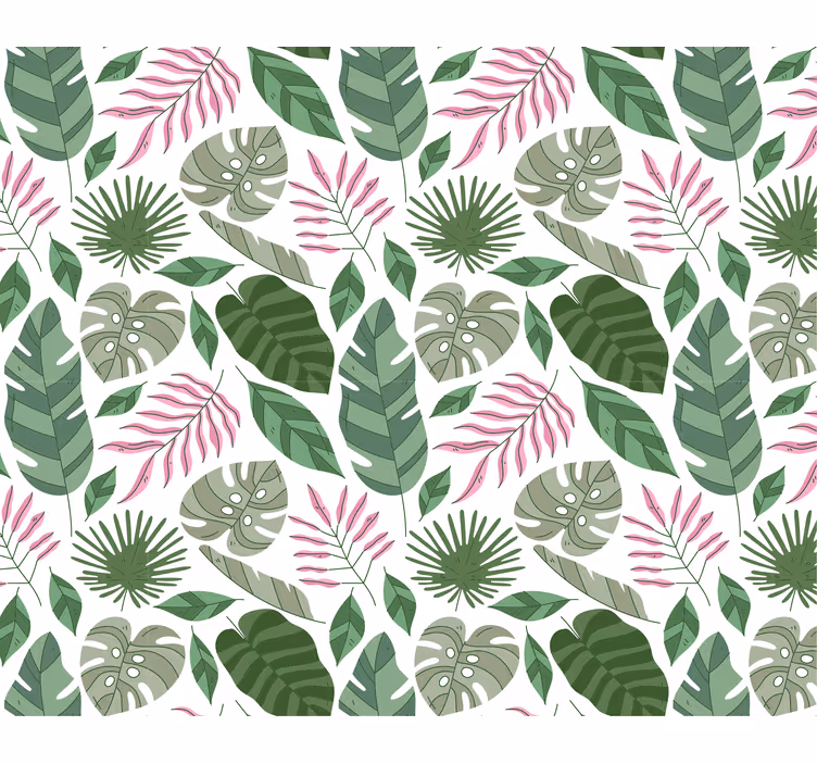 Nature wallpaper tropical foliage designs - TenStickers