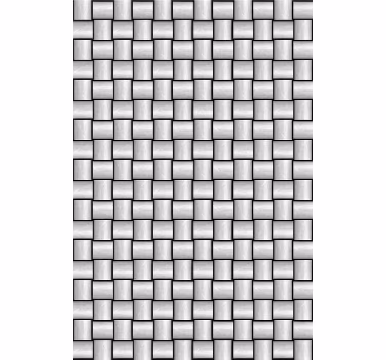 Wallpaper marble grey squares pattern - TenStickers