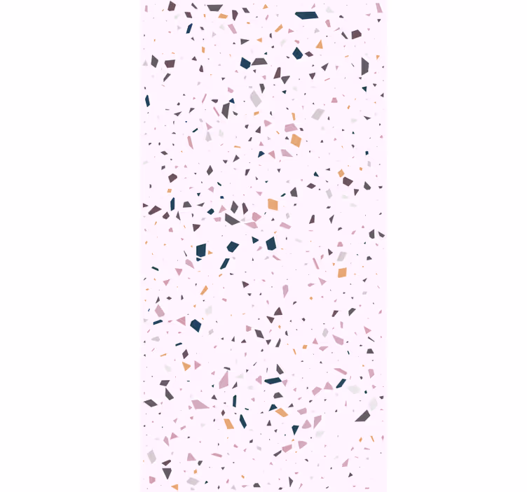 Wallpaper marble colorful geometric fragments - TenStickers