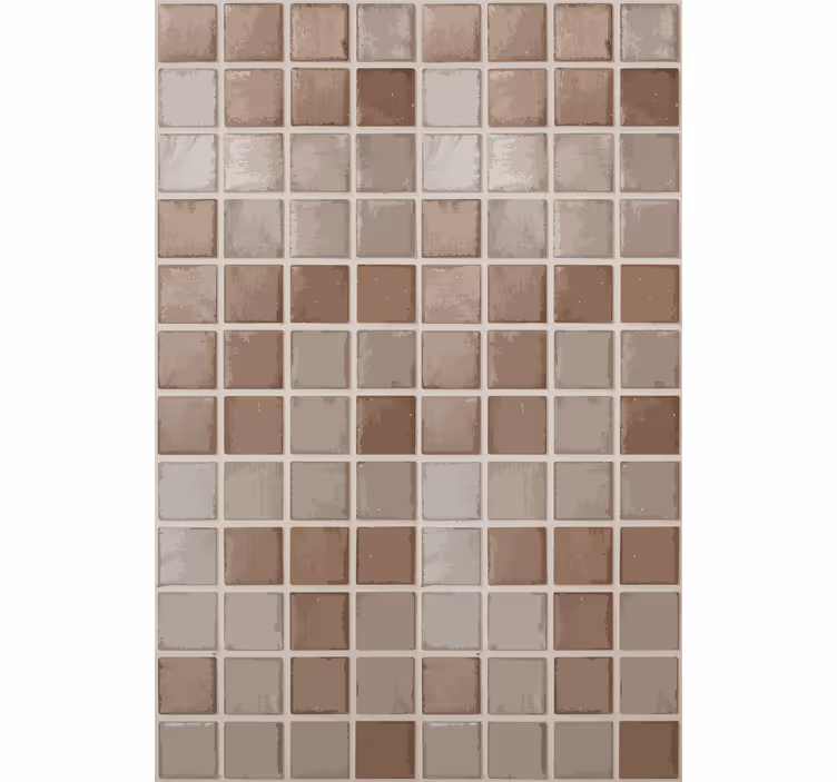 Tiles wallpaper ceramic squares pattern - TenStickers