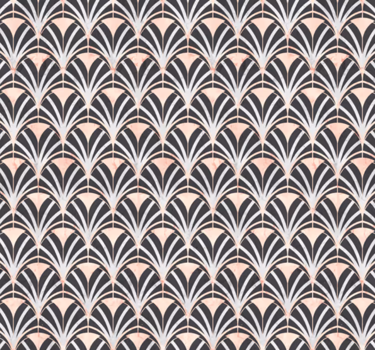Tiles wallpaper art deco marble effect design - TenStickers