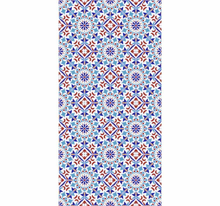 Ceramic motif tiles wallpaper - TenStickers