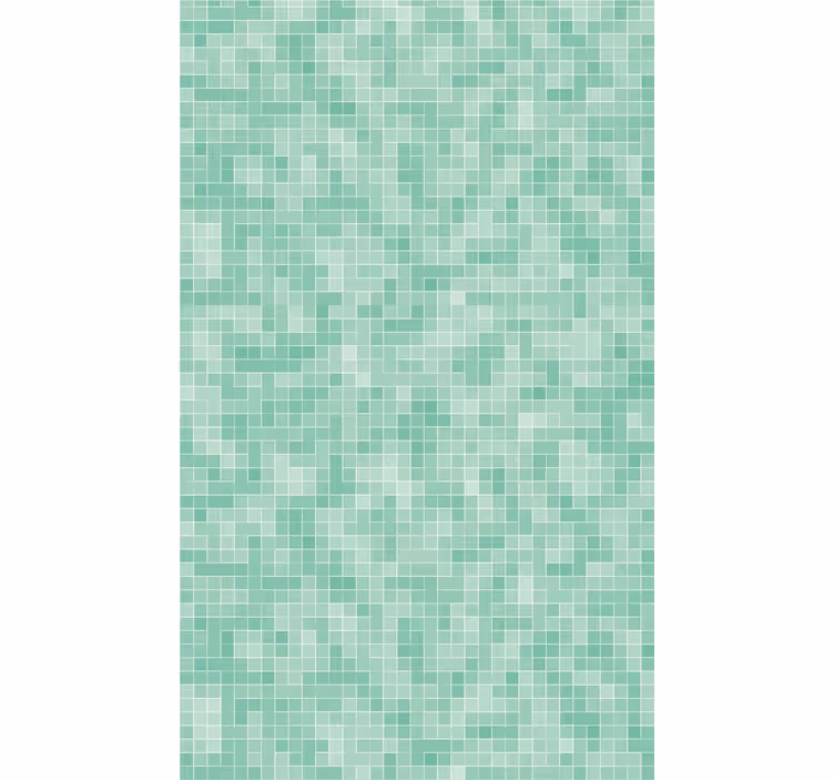 Tiles wallpaper mint mosaic design - TenStickers