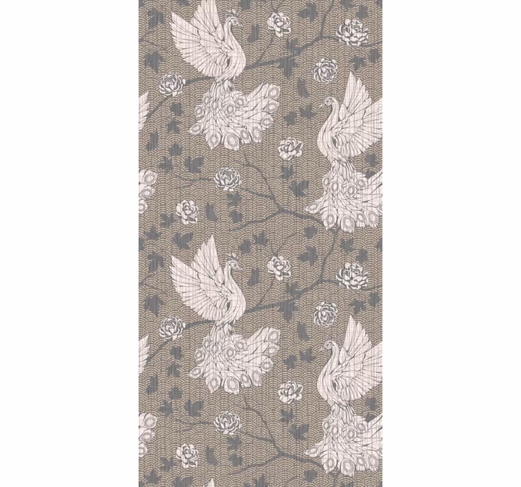 Wallpaper childrens room yute birds - TenStickers