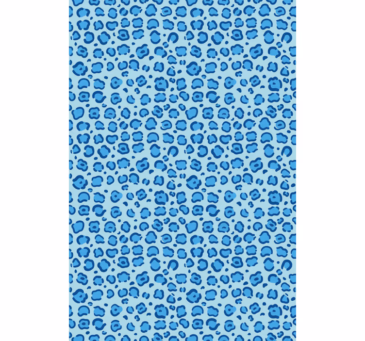 Wallpaper childrens room blue spotted design - TenStickers