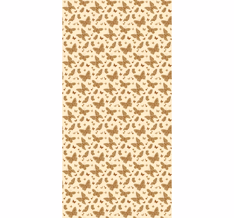 Wallpaper childrens room butterfly pattern design - TenStickers