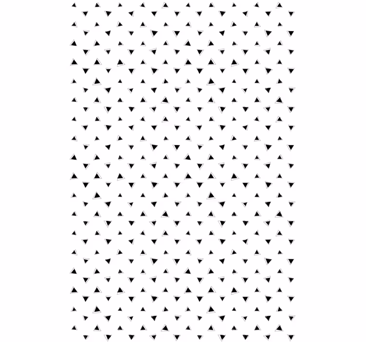 Nordic wallpaper black and grey 3d triangles - TenStickers