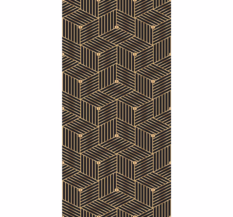 Wallpaper patterns geometric linear design - TenStickers